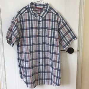 Columbia button down plaid shirt